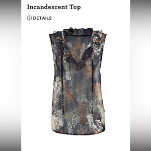 CAbi Incandescent sheer top style #4185